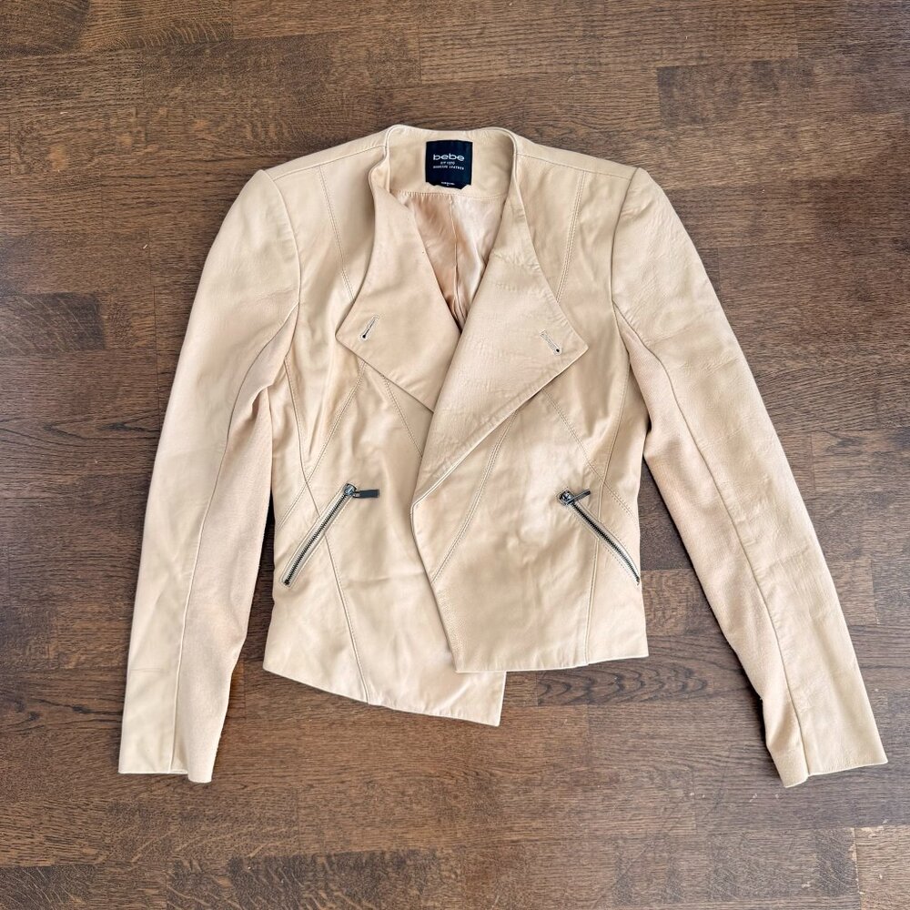 Beige Bebe Coats, Jackets & Vests S